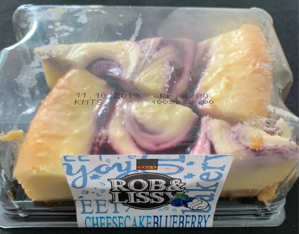 Cheesecake blueberry