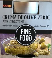 Crema di olive verde per crostini