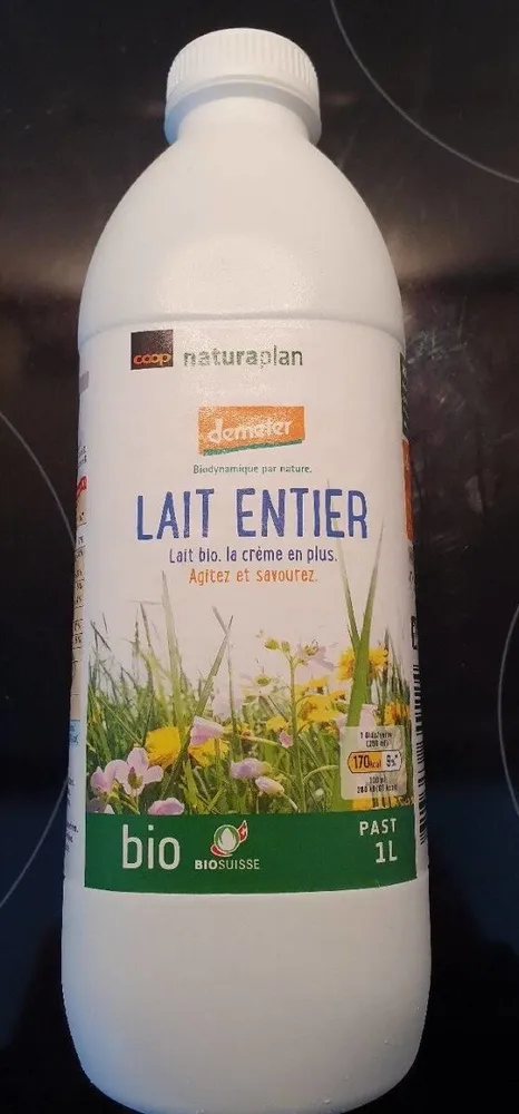 Lait entier bio
