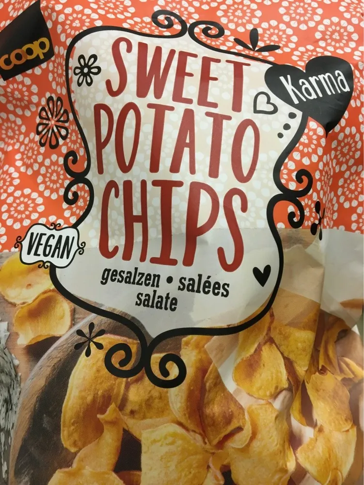 Sweet potato chips