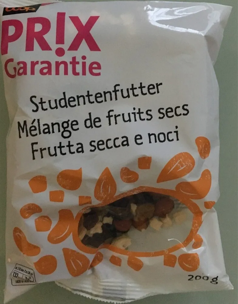 Mélange de fruits secs
