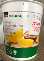 Yogourt orange-fruit de la passion