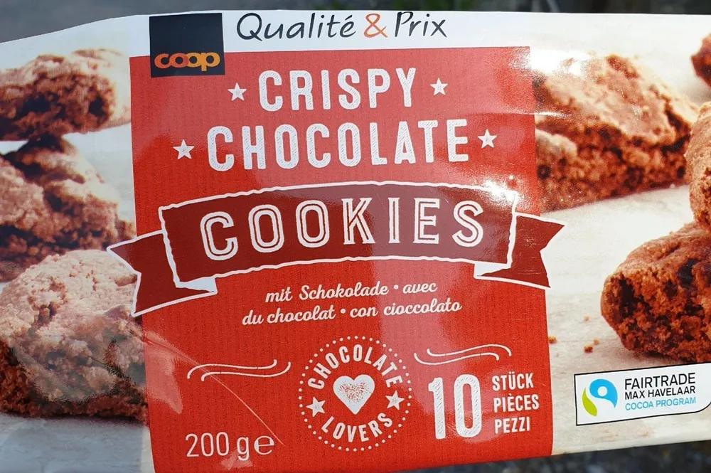 Cookies avec du chocolat