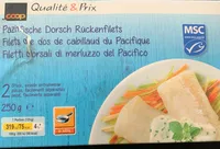Filet de dos de cabillaud du Pacifique