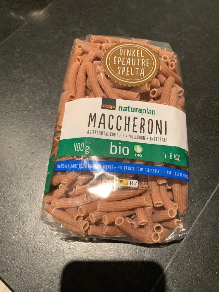 Coop Naturaplan Maccheroni