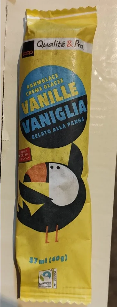 Glace vanille bâtonnet