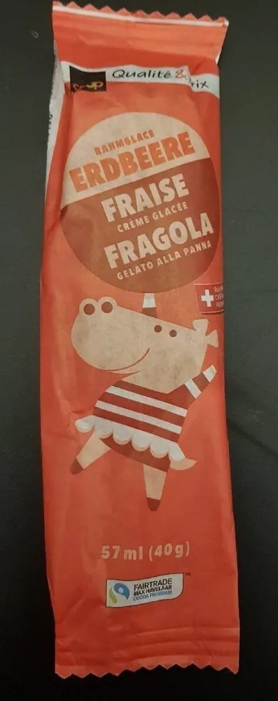 Crême glacée fraise