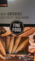 Mini Grissini alle olive taggiasche