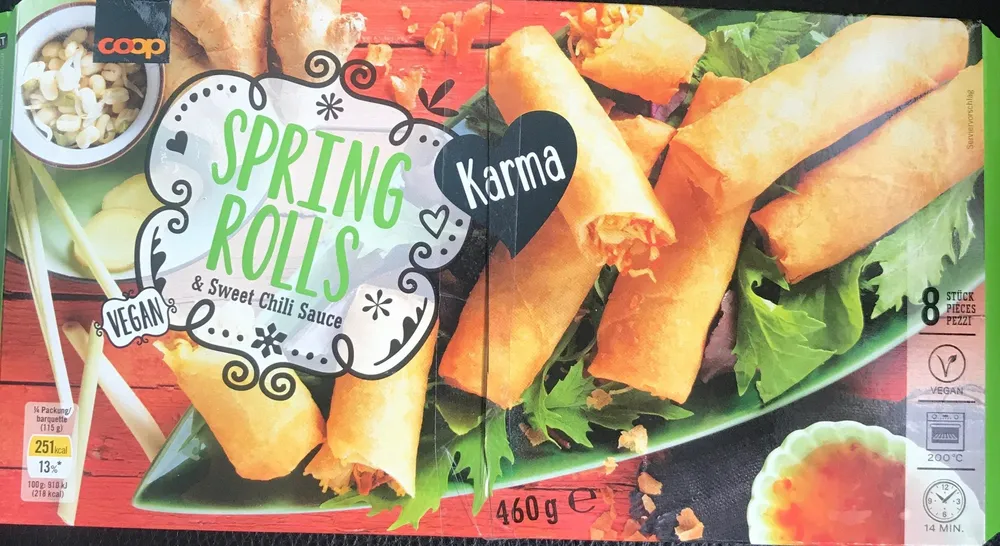 Spring Rolls &sweet chili sauce