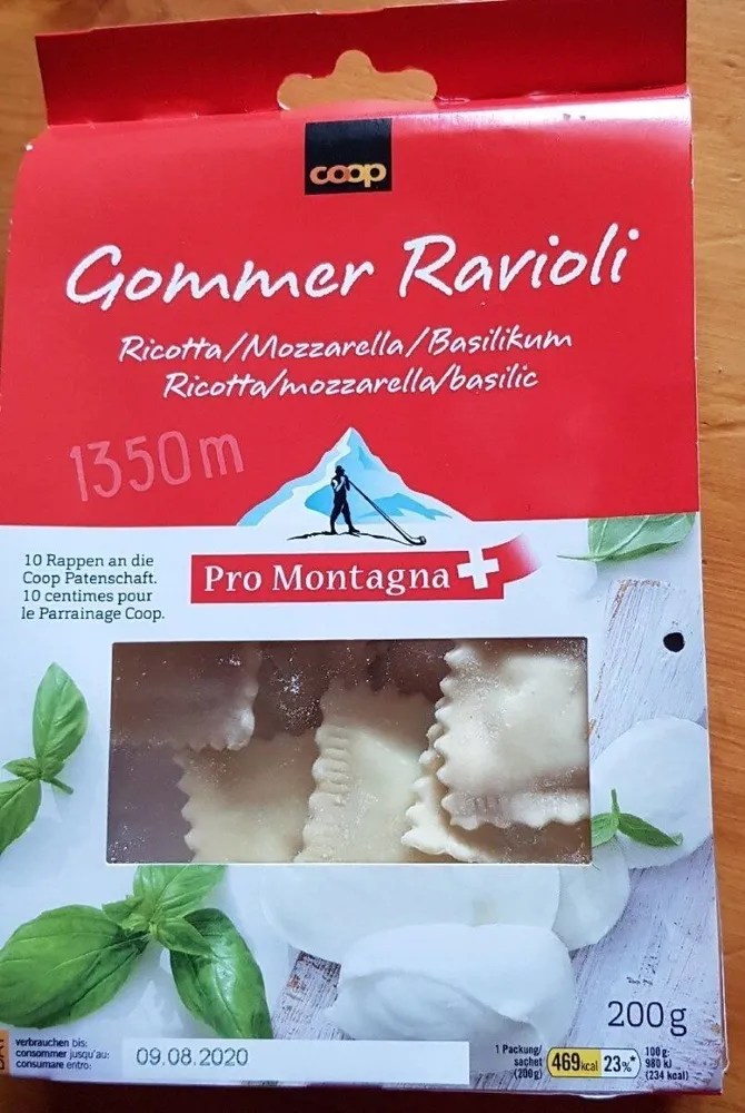 Gommer ravioli