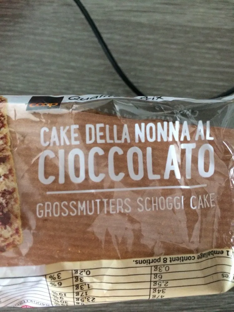 CAKE DELLA NONNA AL CIOCCOLATO