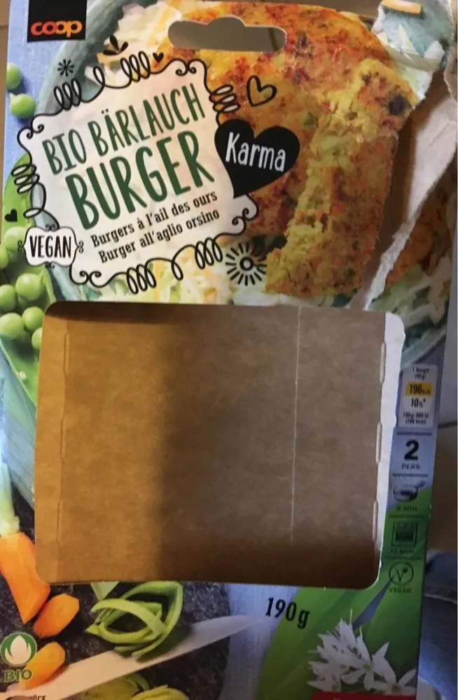 Bio bärlauch burger