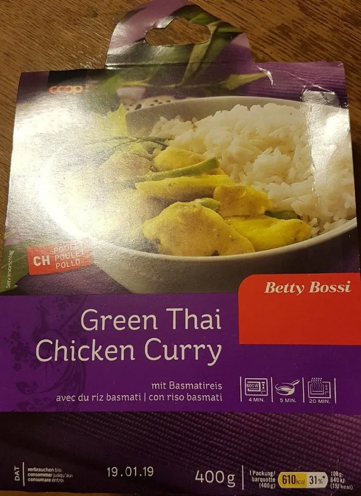 Green Thai Chicken Curry