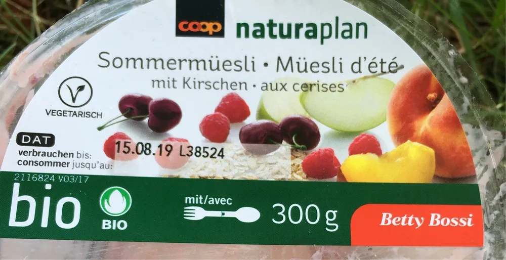Sommermüesli • Müesli d'été