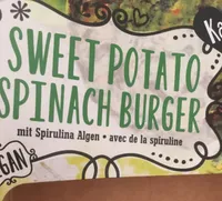 Coop Sweet Potato Spinach Burger