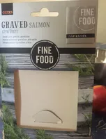 Graved salmon