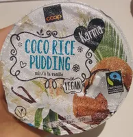 Coco rice pudding