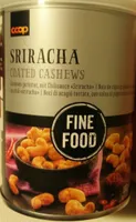 Sriracha coated cashews