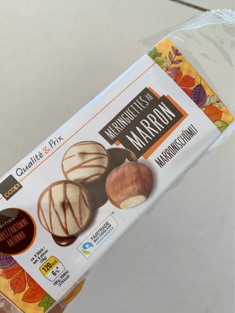 Meringuettes au marron