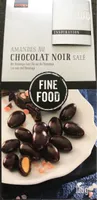 Amandes au chocolat noir salé