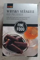 Chocolat noir de couverture fourré au whisky