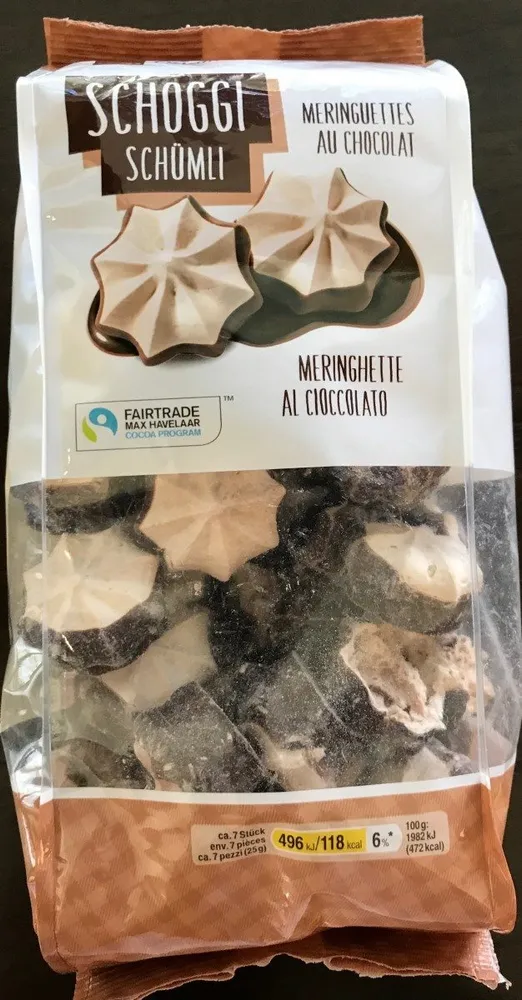 Meringuettes au chocolat