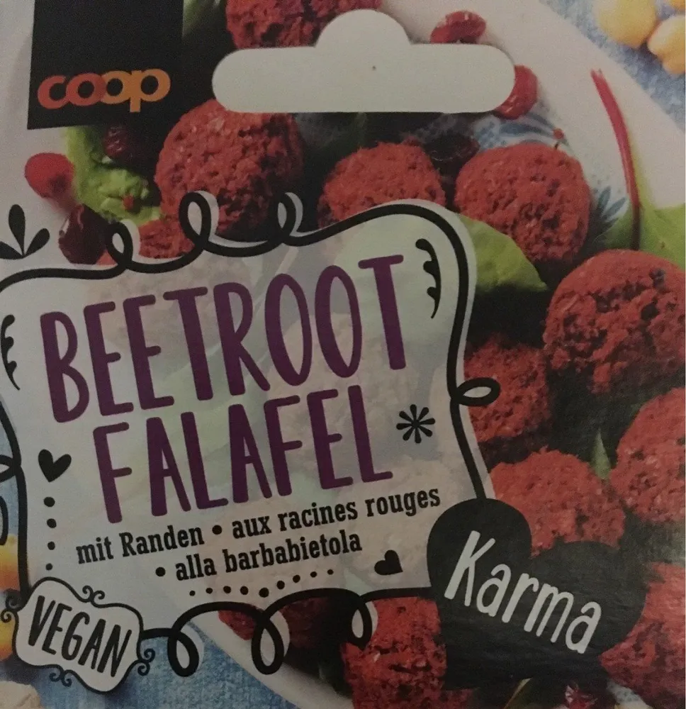 Beetroot falafel