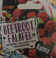 Beetroot falafel