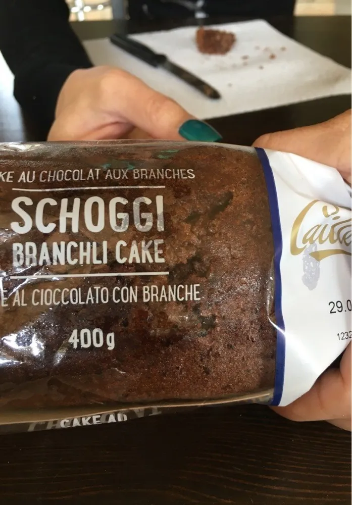 Cake chocolat branches