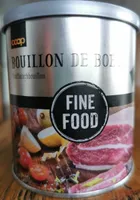 Bouillon de boeuf fine food
