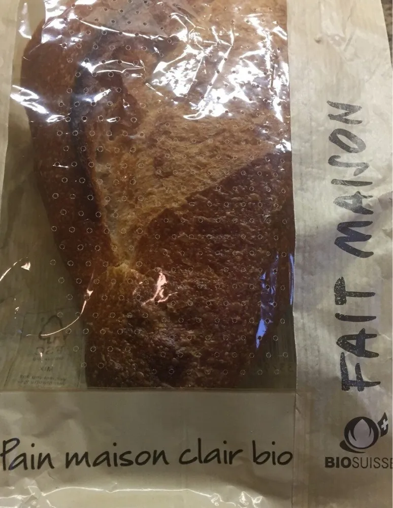 Pain maison clair bio