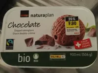 Chocolate glace double-crème