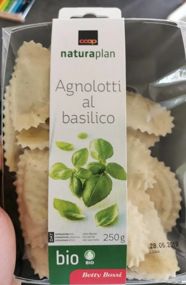 Agnolotti al basilico