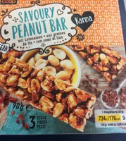 Savoury peanut bar