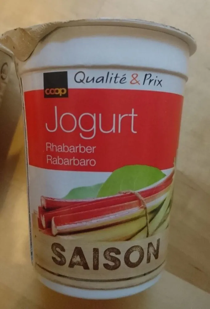 Yogourt Rhubarbe