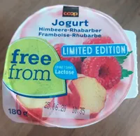 Jogurt Himbeere-Rhabarber ohne Lactose