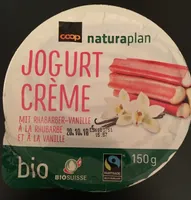 Jogurt crème à la rhubarbe