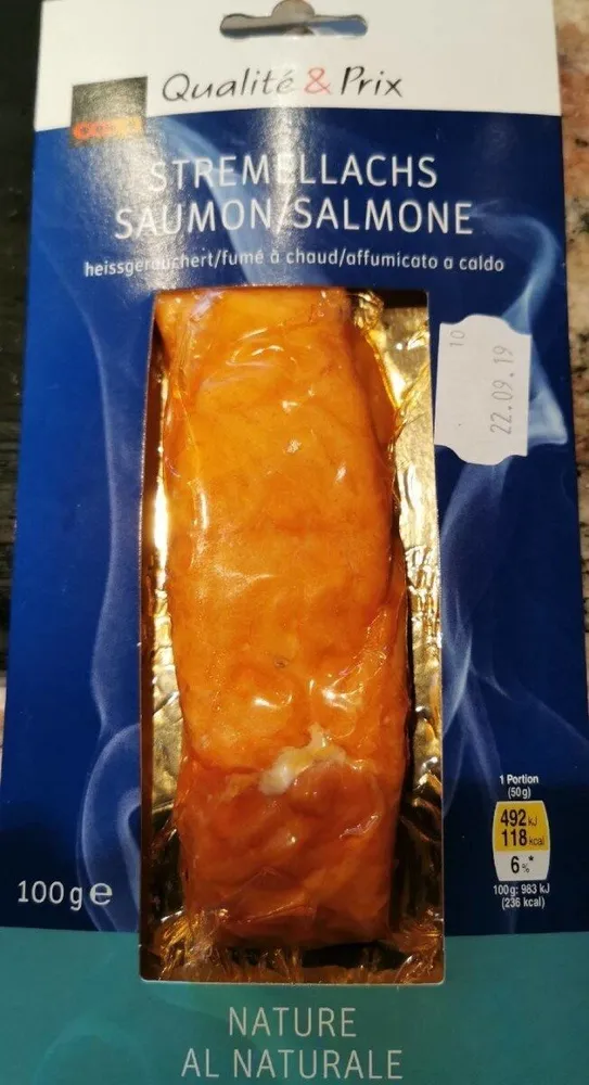 Filet de saumon fumé à chaud