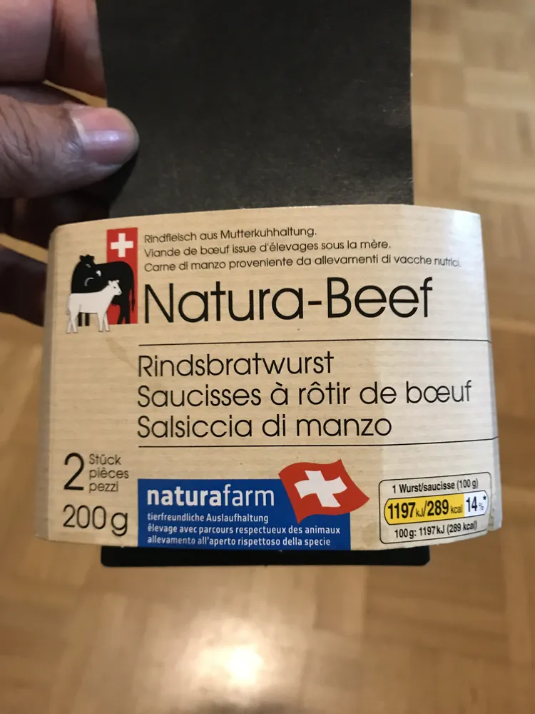 Rindsbratwurst