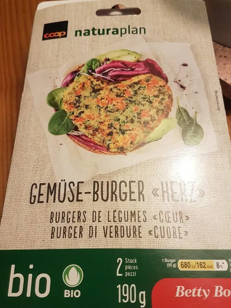 Burger de légumes "Coeur"