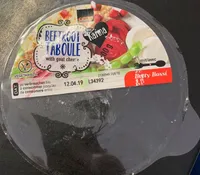 Beetroot taboule with goat cheese