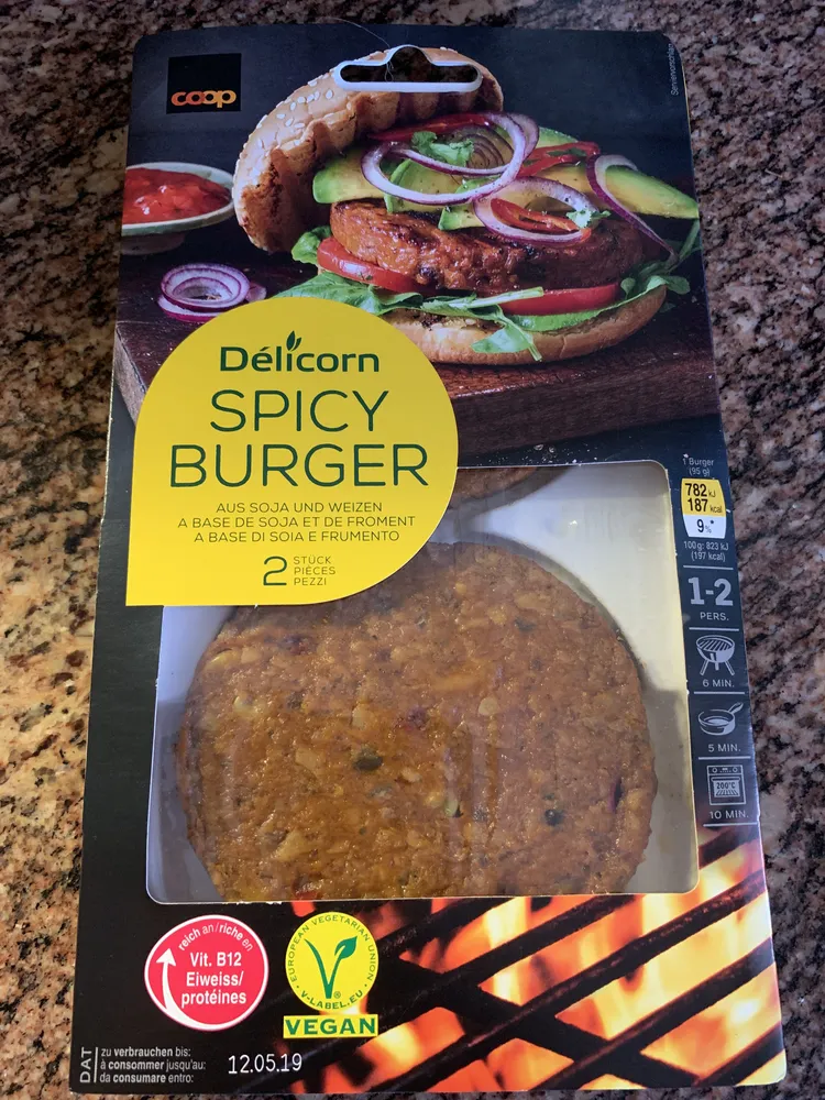 Spicy burger