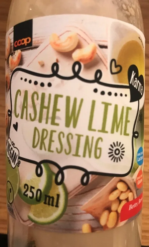 Cashew lime dressing