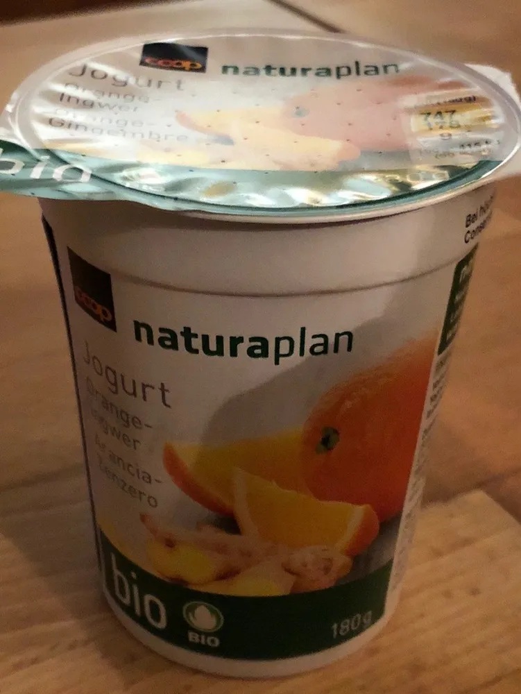 Yogourt Orange Gingembre