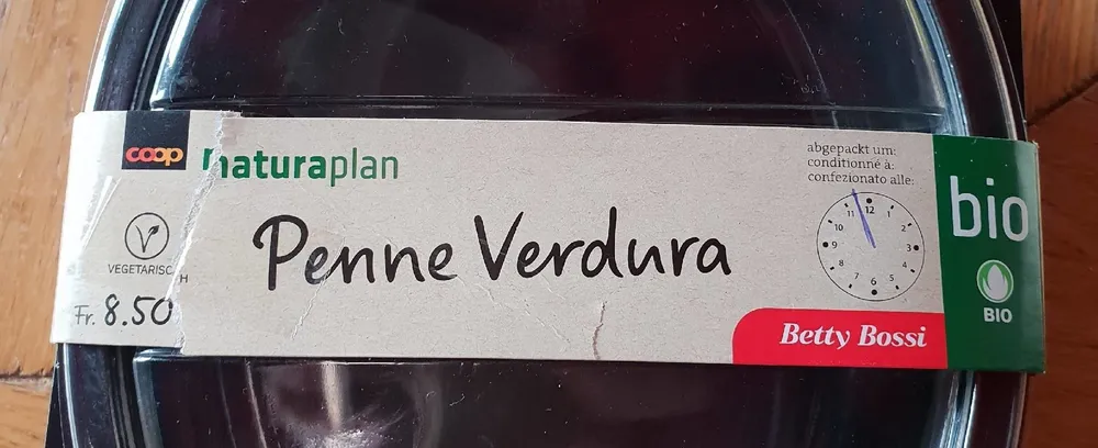 Penne verdura