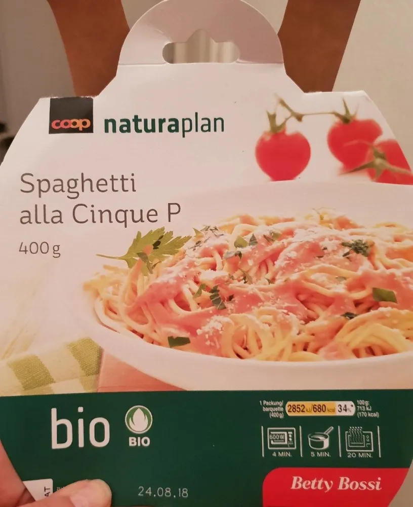 Spaghetti alla Cinque P