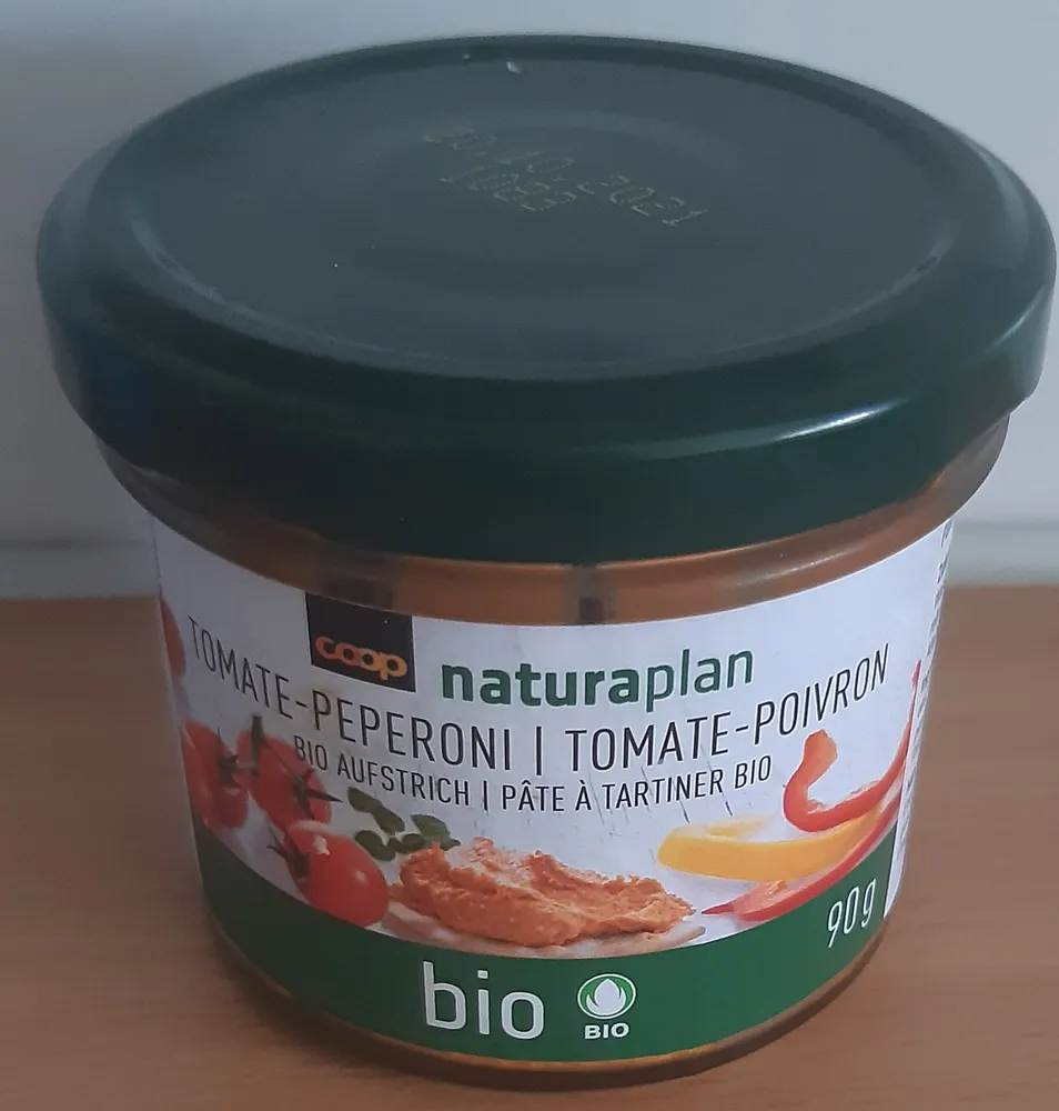 Tomate-Poivron Pâte à Tartiner Bio