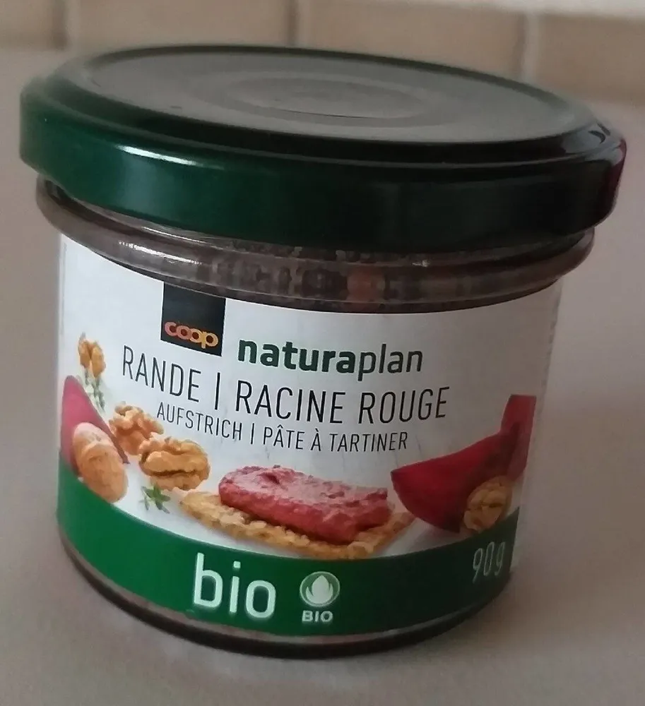Racine rouge pâte à tartiner