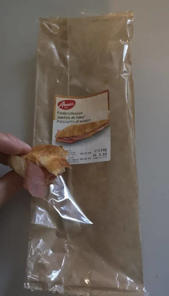 Croissant jambon de bœuf