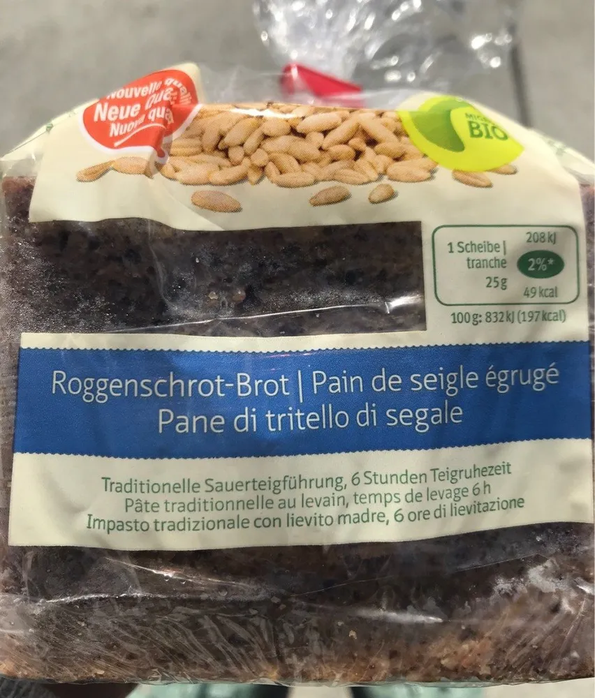 Pain de seigle égrugé